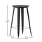 Flash Furniture 23.75 RD Bar Top Table Black Poly Top/Black Frame JJ-T14623H-60-BKBK-GG - alternate 7